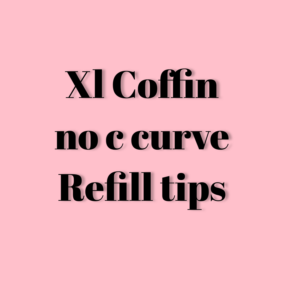 XL COFFIN NO C CURVE REFILL TIPS
