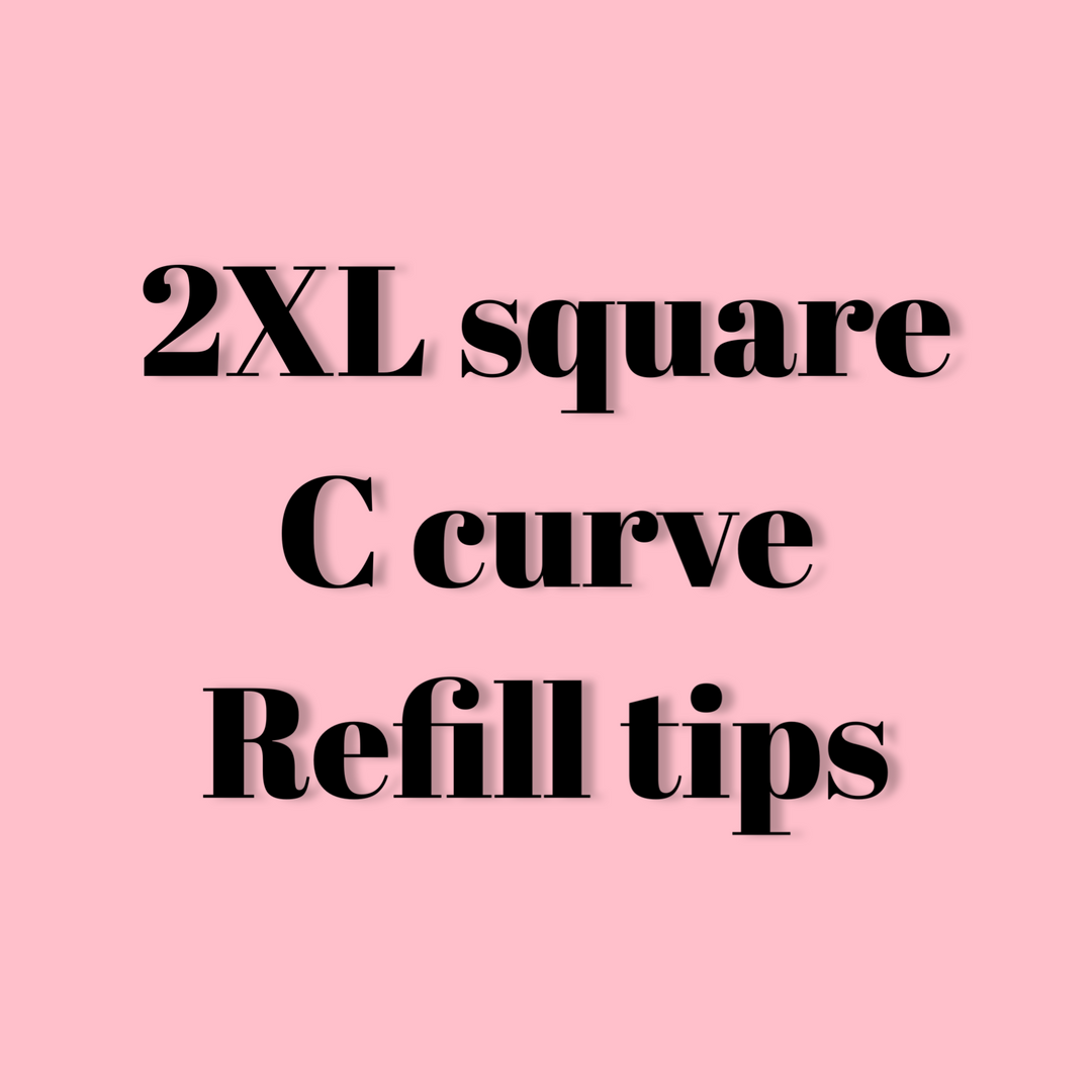 2XL SQUARE WITH C CURVE REFILL TIPS