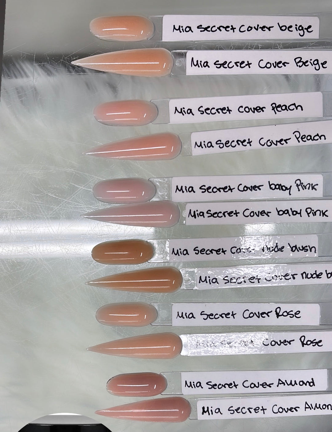 MIA SECRET 2 OZ COVER BABY PINK ACRYLIC POWDER