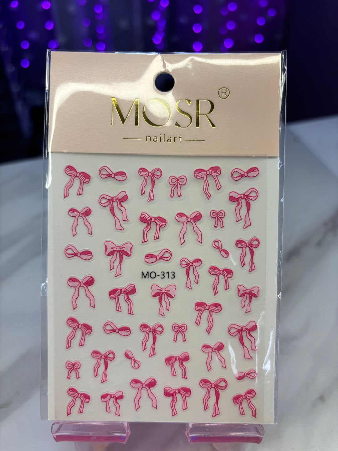 PINK BOW STICKER