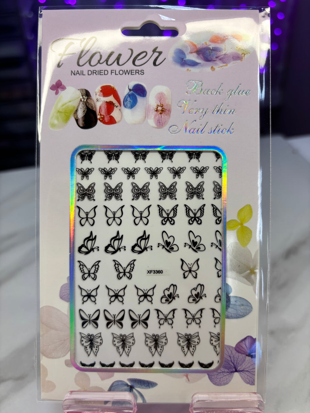 BLACK BUTTERFLY STICKER