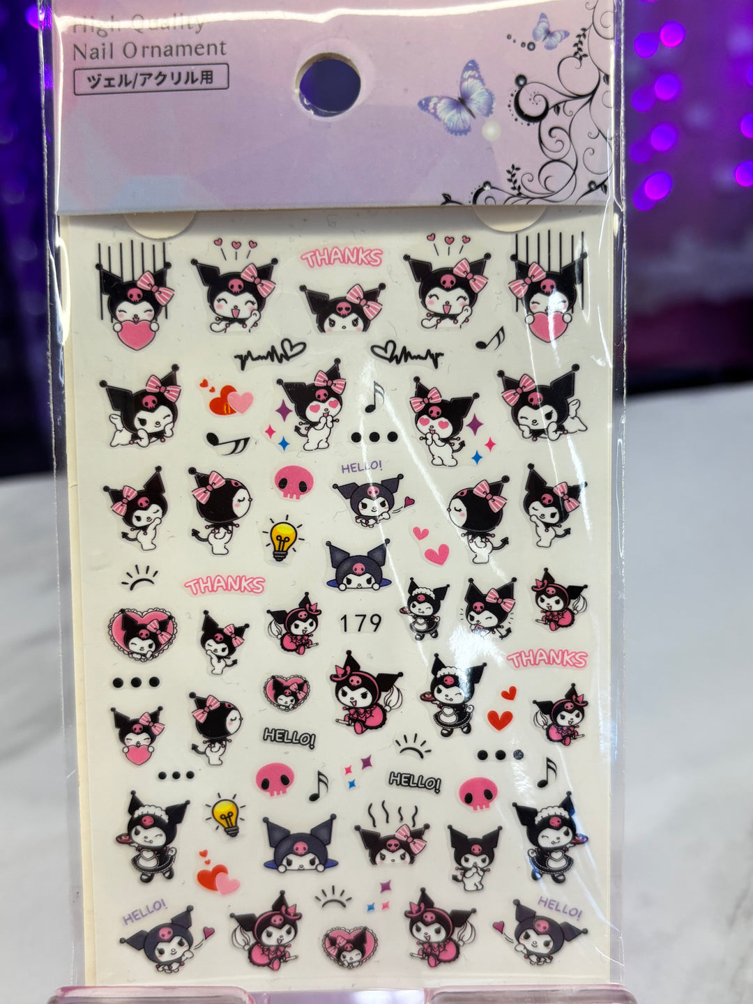 CHARACTER NAIL STICKER