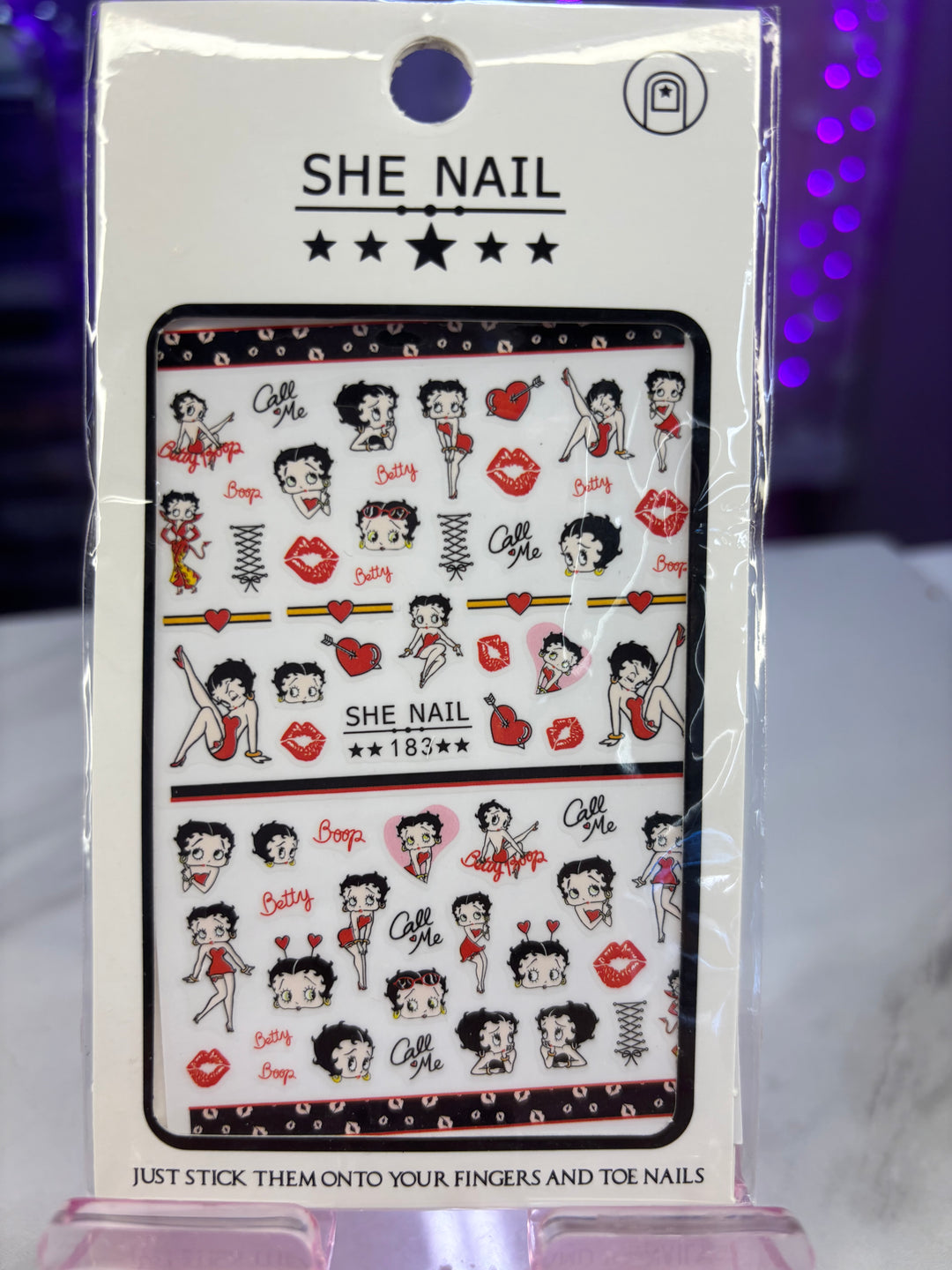 CHARACTER NAIL STICKER