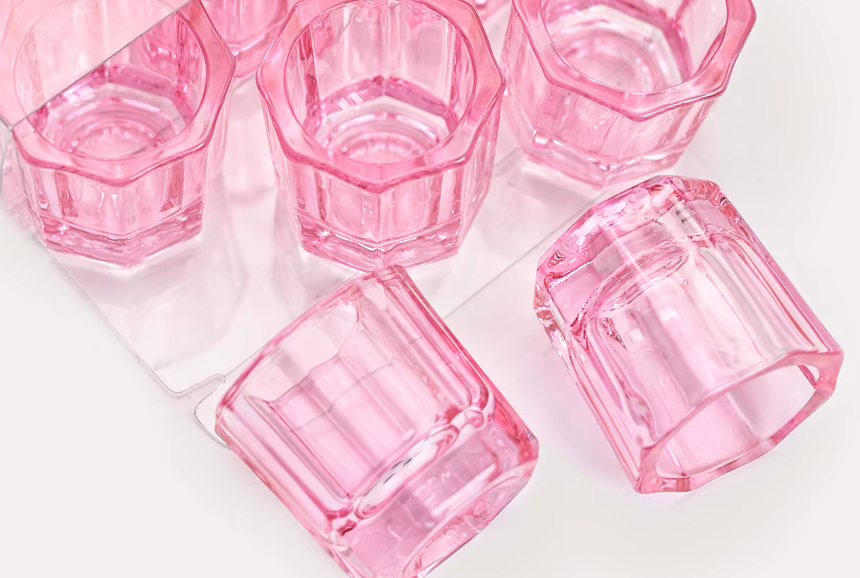 PINK DAPPEN DISH