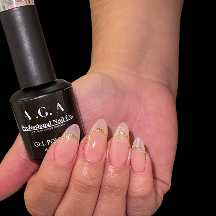 A.G.A GEL POLISH #349 (sheer nude )
