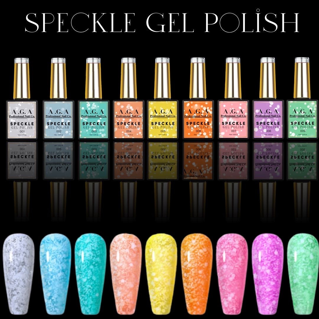 A.G.A SPECKLE GEL POLISH COLLECTION