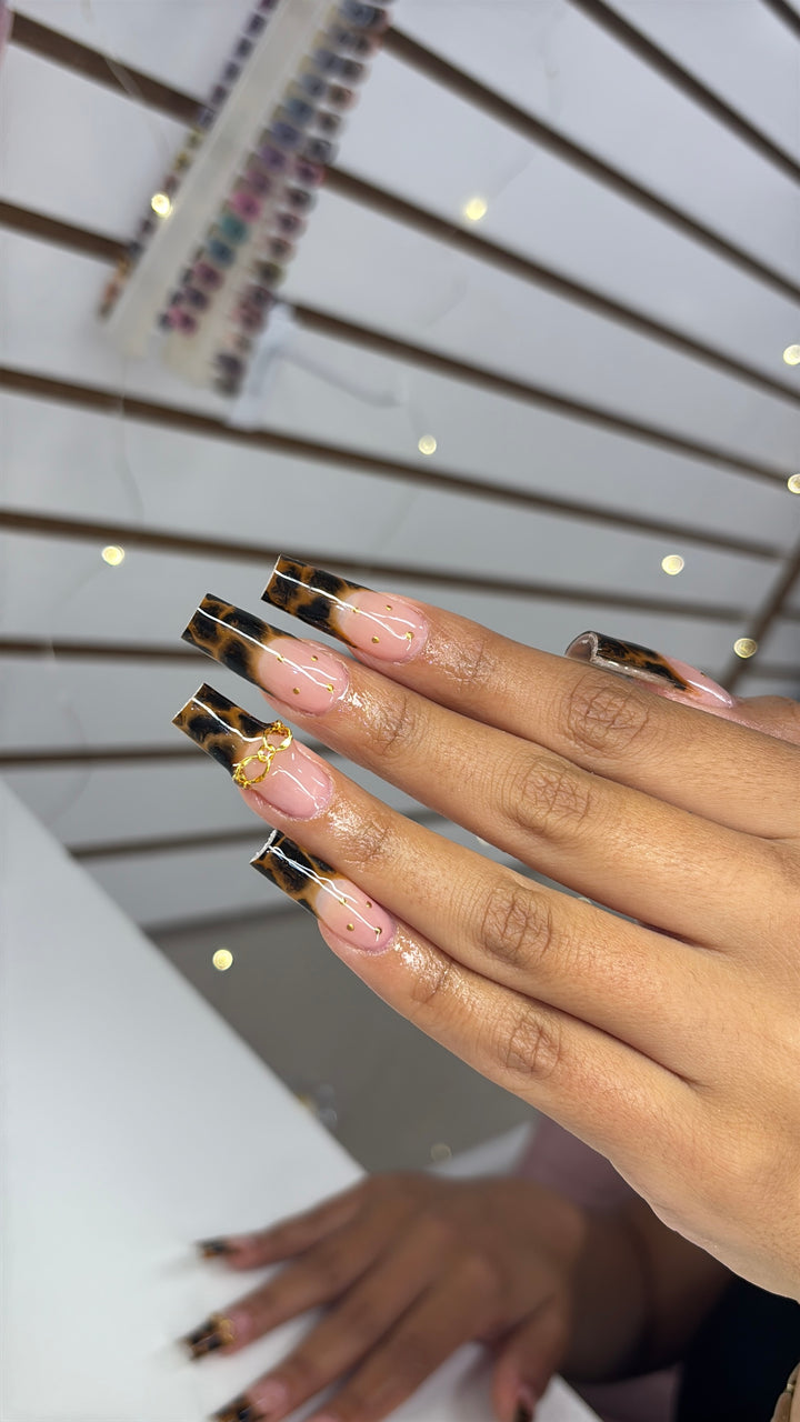 A.G.A FULL COVER NATURAL SQUARE LONG TIPS