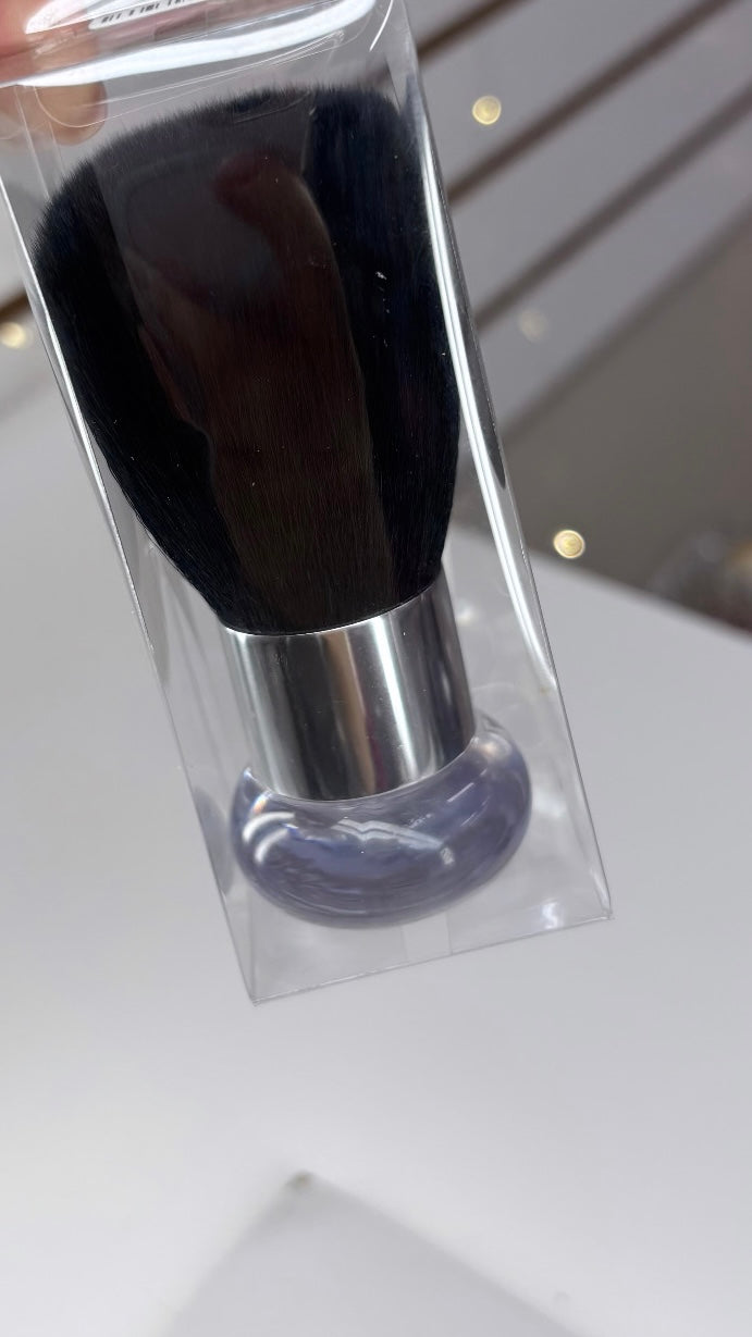 SILVER AND BLACK DUST BRUSH