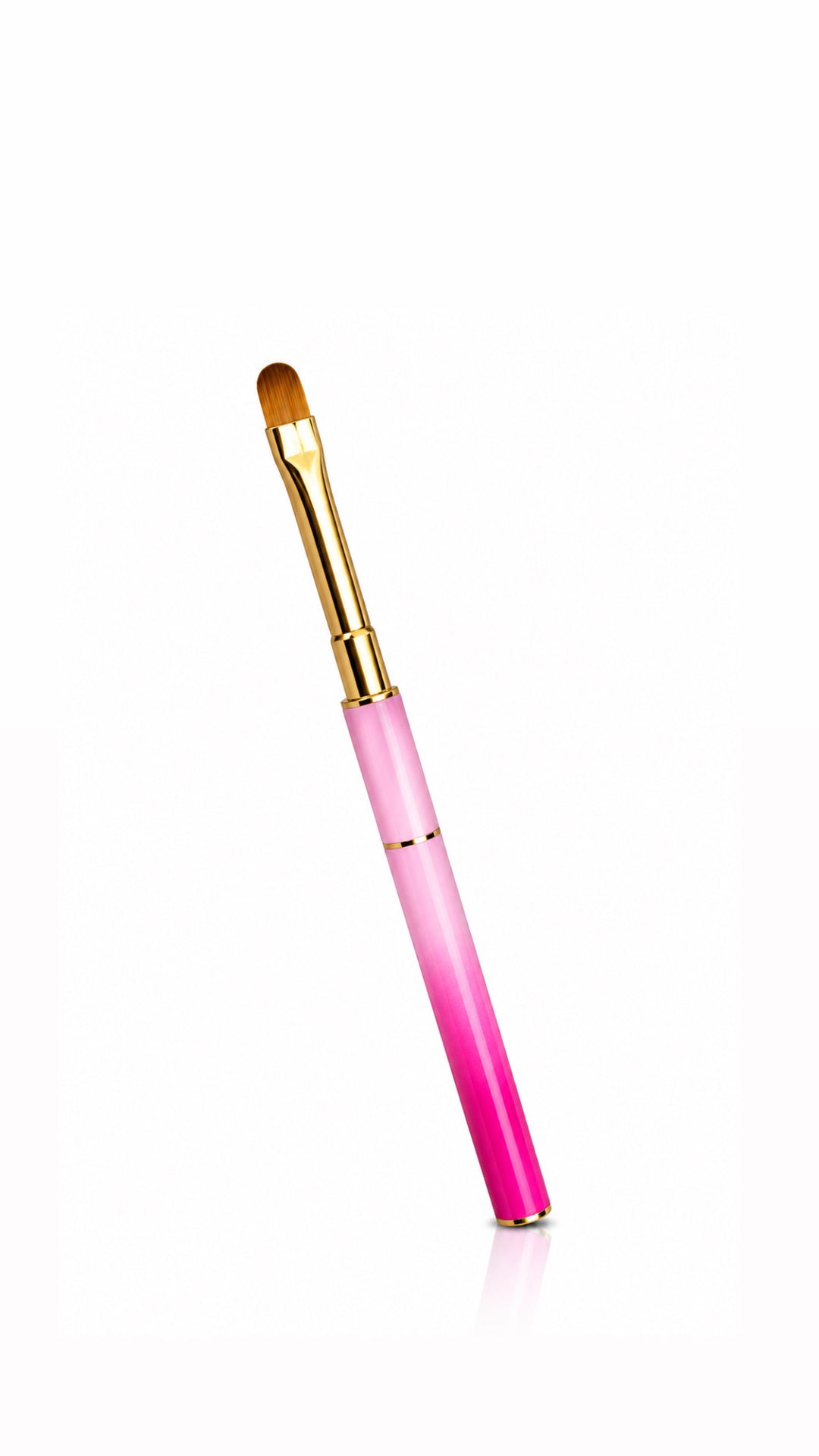 DOUBLE ENDED PINK AND GOLD GEL BRUSH + SPATUALA