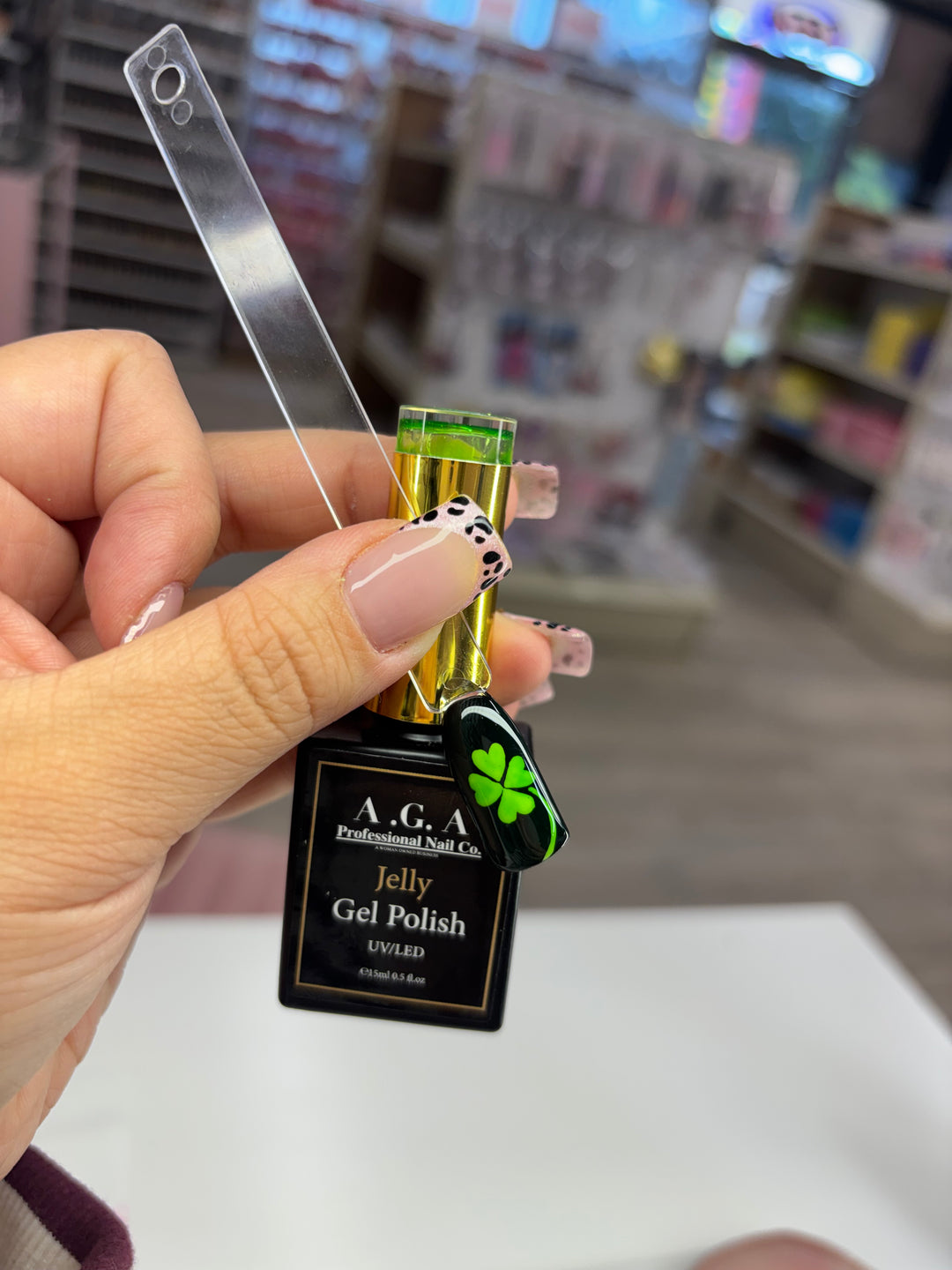 A.G.A JELLY POLISH #2 GREEN