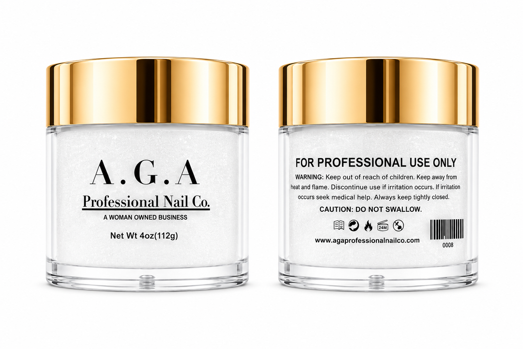 A.G.A 4 OZ CLEAR ACRYLIC POWDER