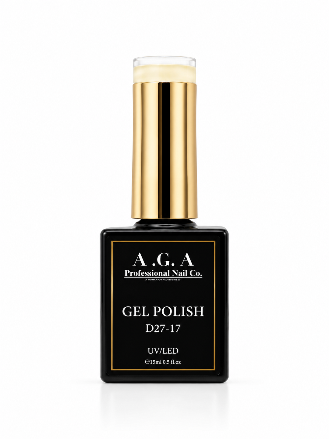 A.G.A  D27-19 BUTTER YELLOW GEL POLISH