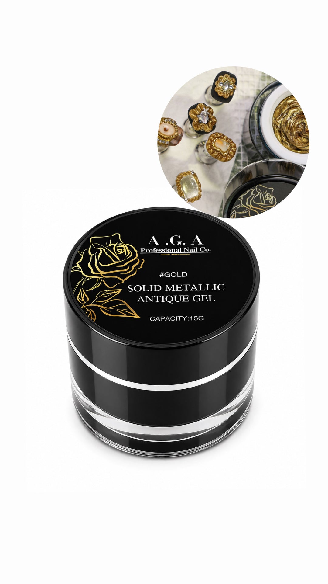 A.G.A ANTIQUE GOLD  MOLDING 3D GEL