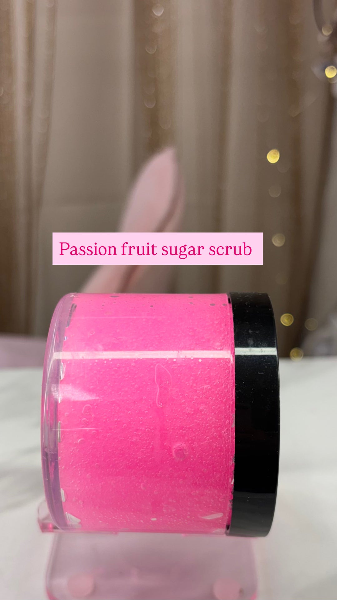 Passion fruit scent sugar scrub