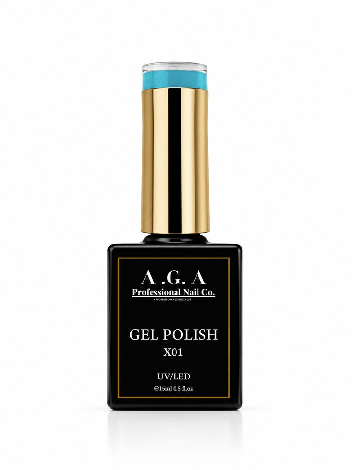 A.G.A X01-52 TURQUOISE GEL POLISH