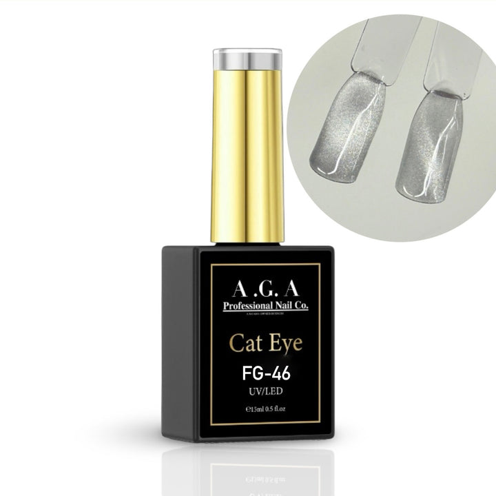 A.G.A CAT EYE GEL # FG-46 SILVER