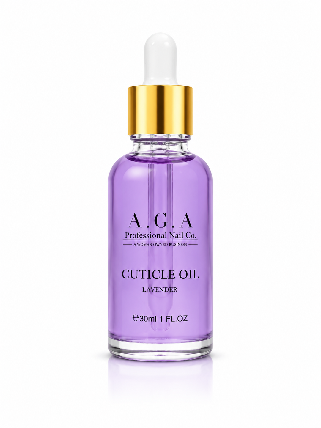 A.G.A 1oz LAVENDER CUTICLE OIL DROPPER
