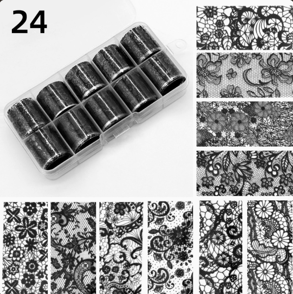BLACK LACE FOIL
