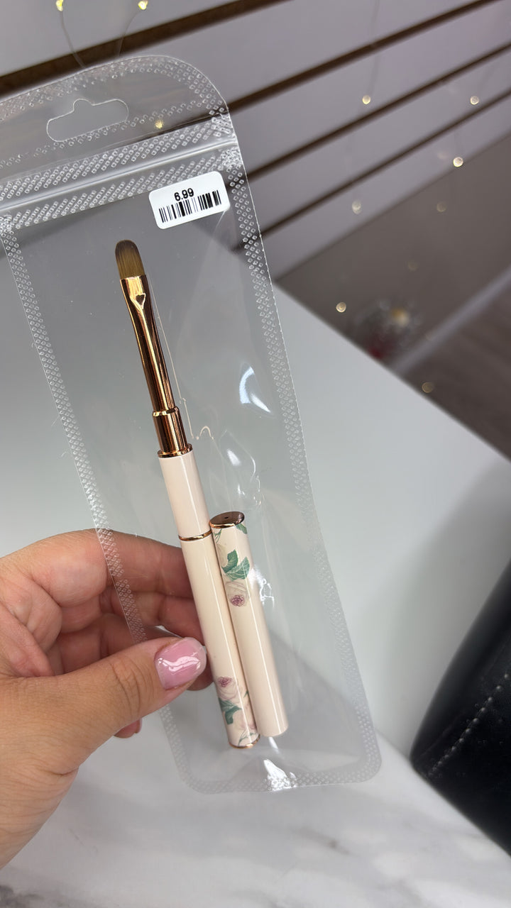 DOUBLE ENDED ROSE GEL BRUSH + SPATULA