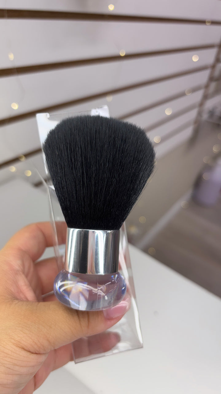 SILVER AND BLACK DUST BRUSH