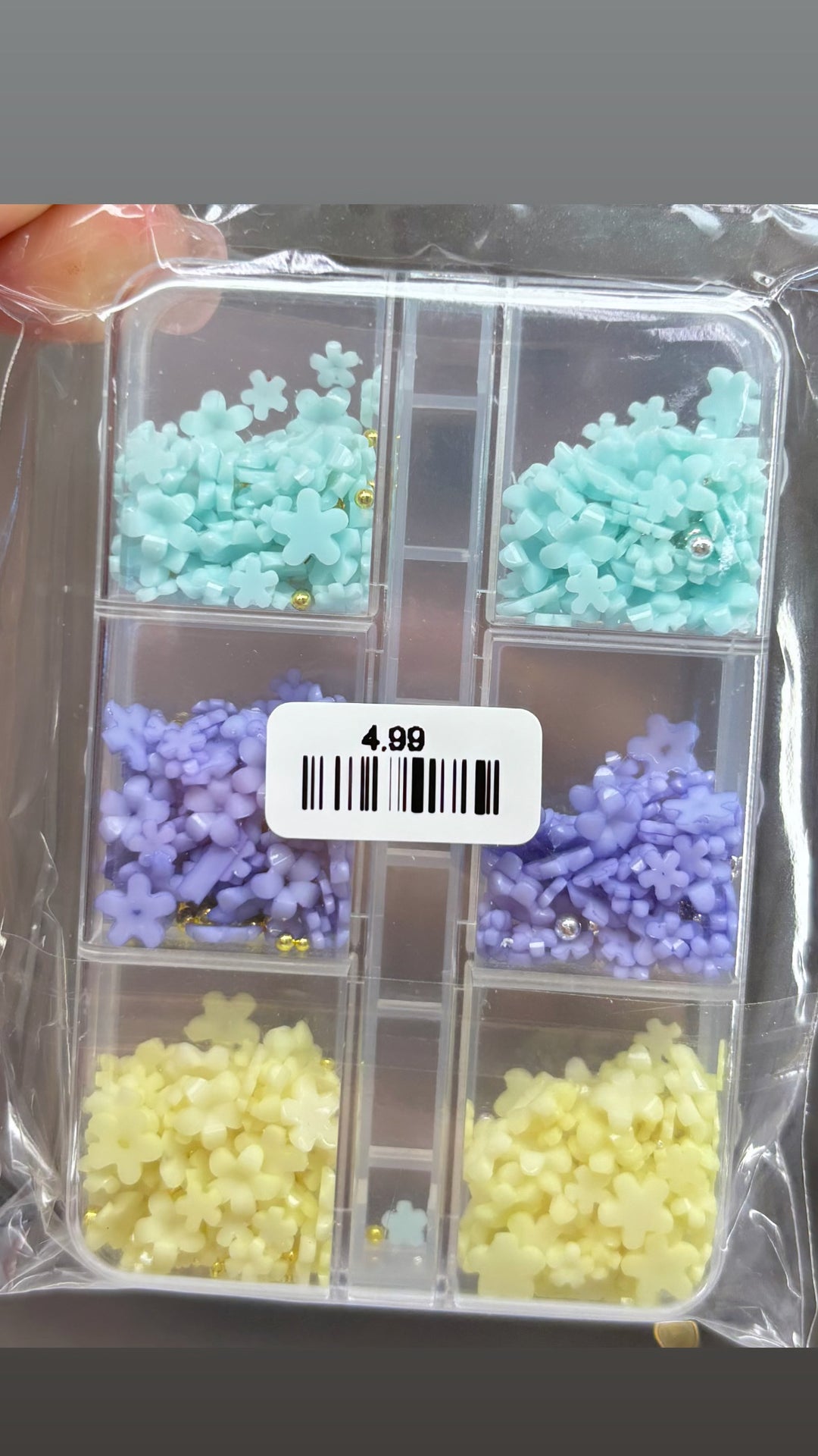 3D RESIN FLOWER ( 6 GRID PACK )