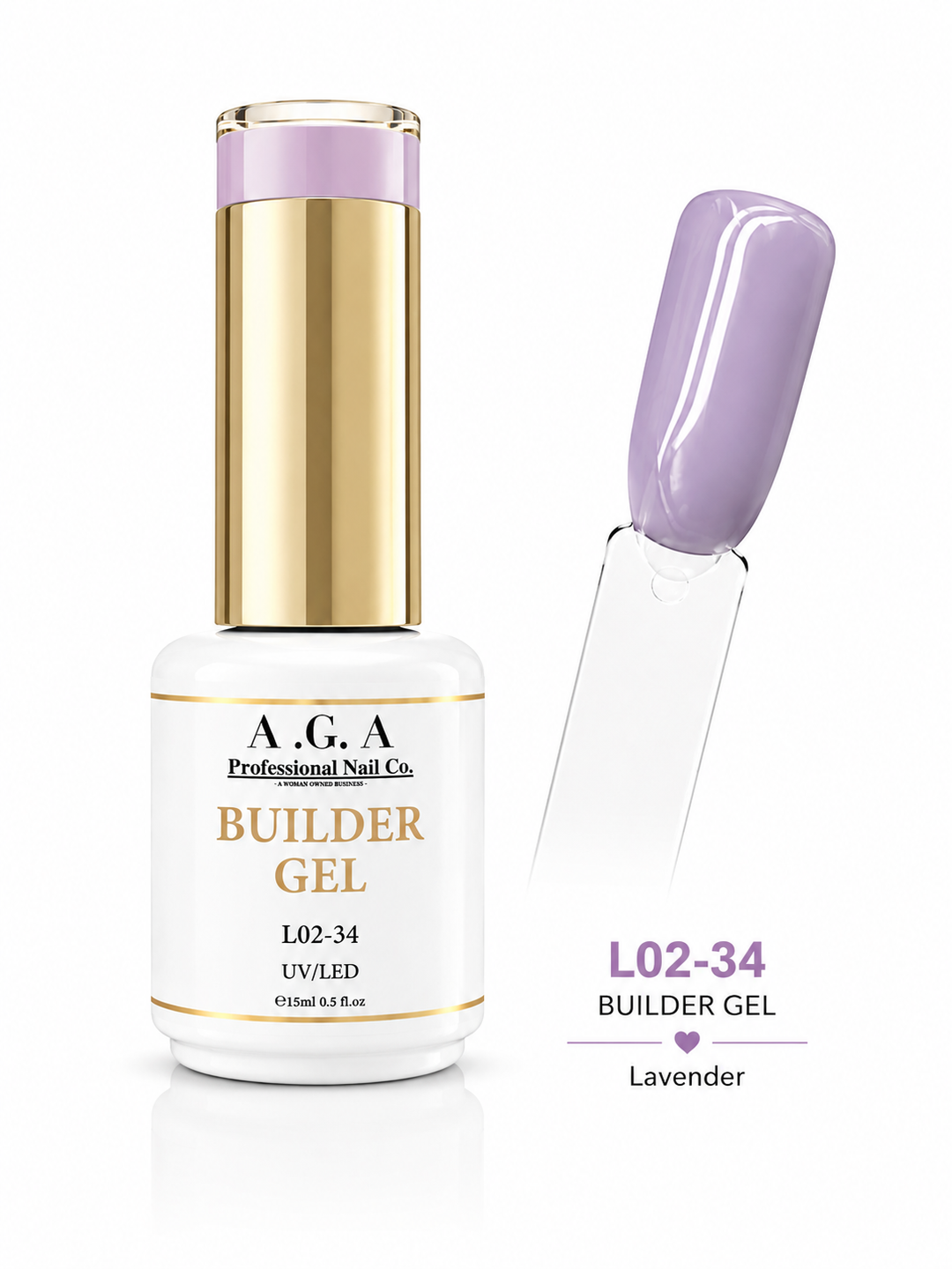 A.G.A BUILDER GEL #34