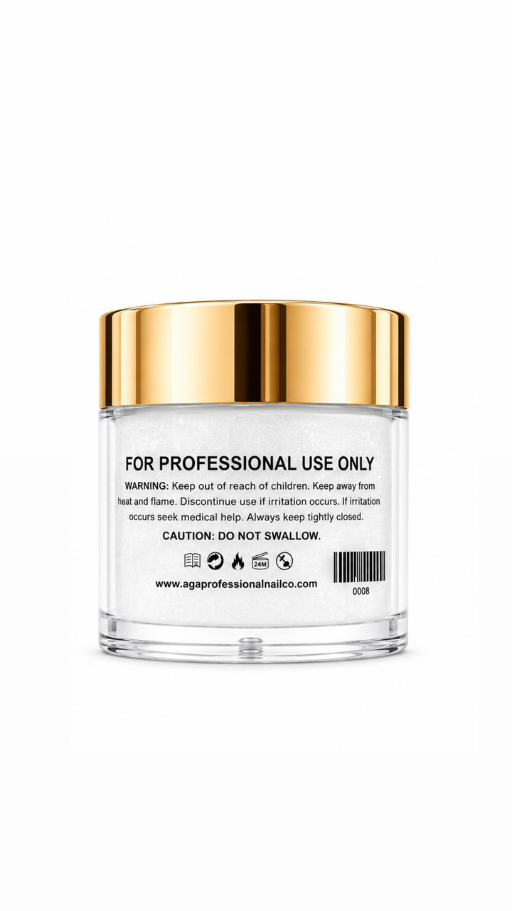 A.G.A 4 OZ CLEAR ACRYLIC POWDER
