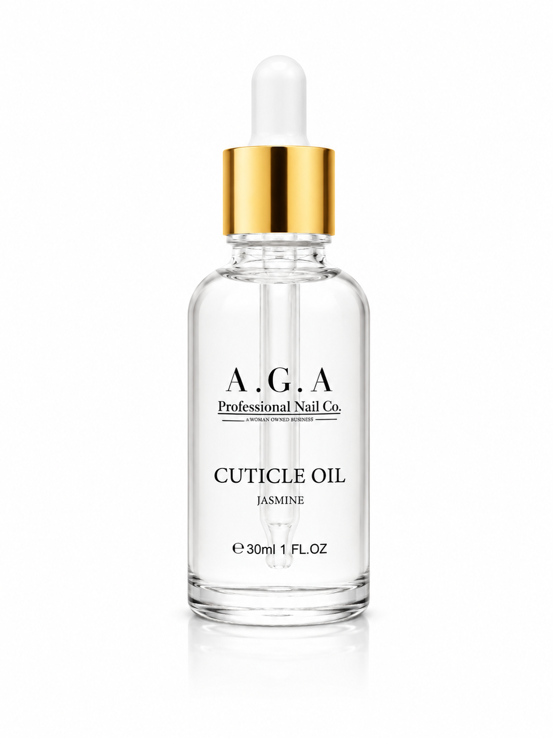 A.G.A 1oz JASMINE CUTICLE OIL DROPPER