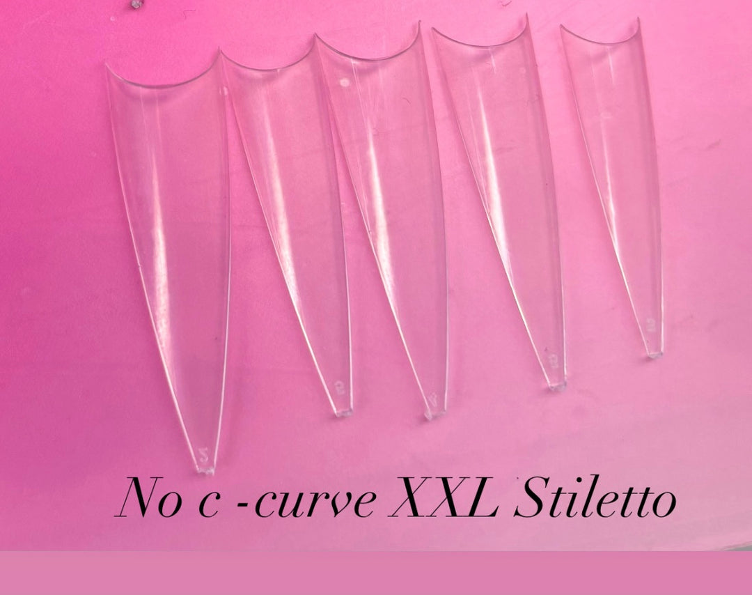 A.G.A NO -C CURVE STILETTO HALF COVER TIPS