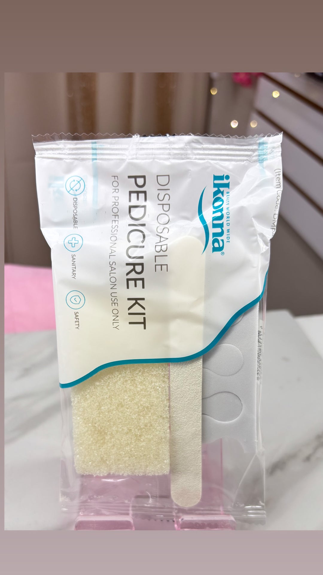Ikonna 4 pc disposable pedicure pack