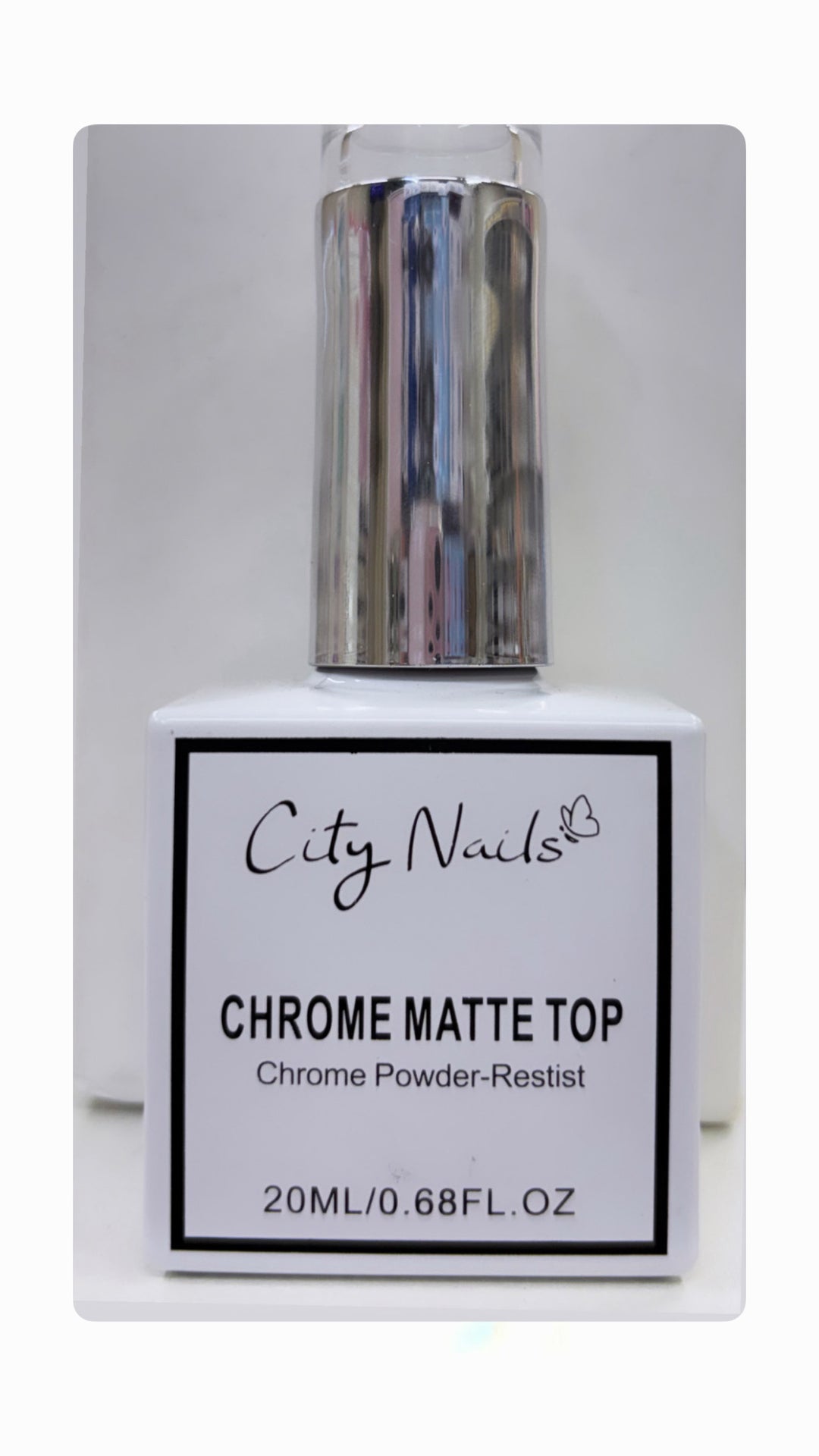 CITY NAILS CHROME MATTE TOP COAT