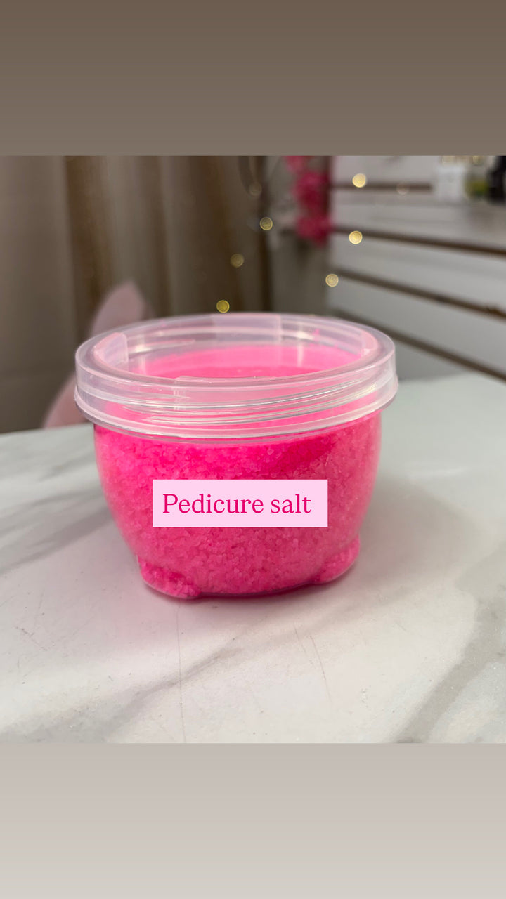 pink pedicure salt (4oz jar )