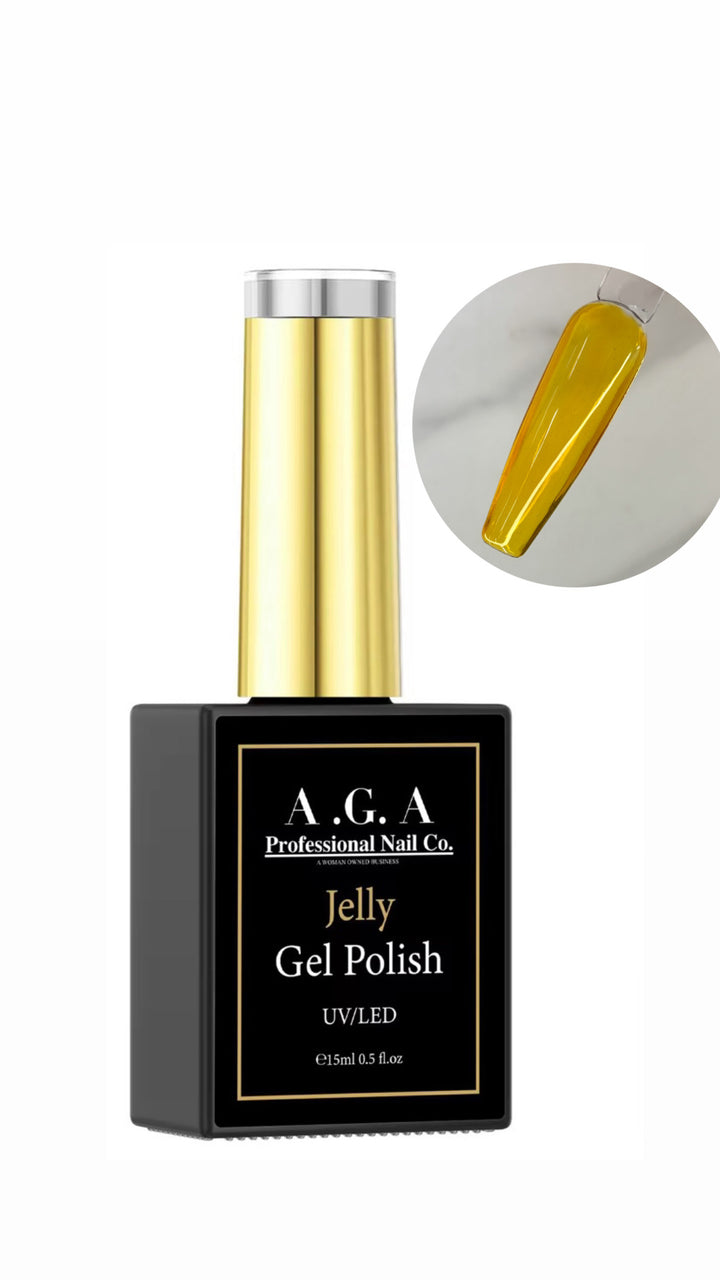 A.G.A JELLY POLISH #01 YELLOW
