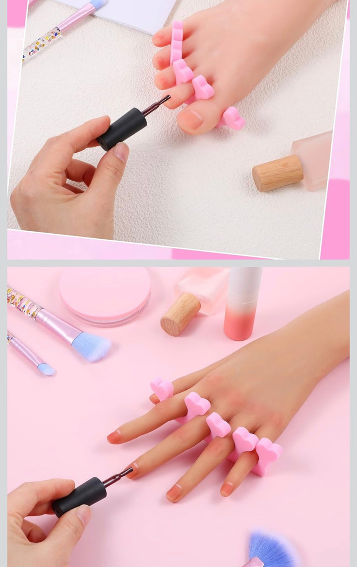 Pink toe separators