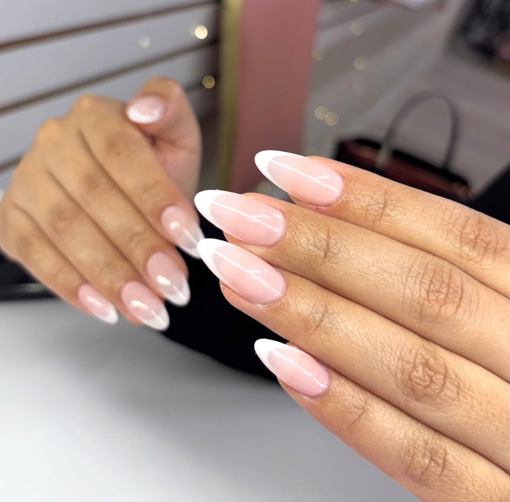 A.G.A FULL COVER NATURAL MEDIUM ALMOND TIPS