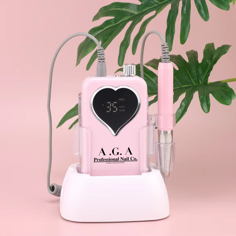A.G.A brushless professional nail drill with stand
