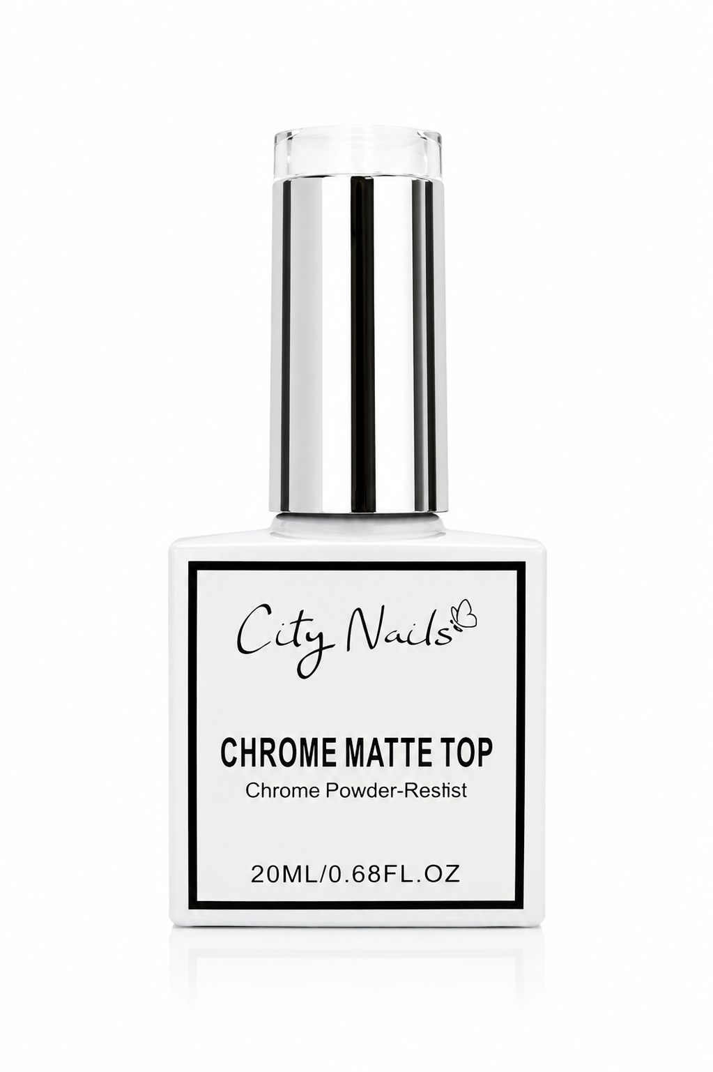 CITY NAILS CHROME MATTE TOP COAT