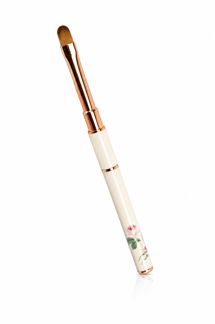 DOUBLE ENDED ROSE GEL BRUSH + SPATULA