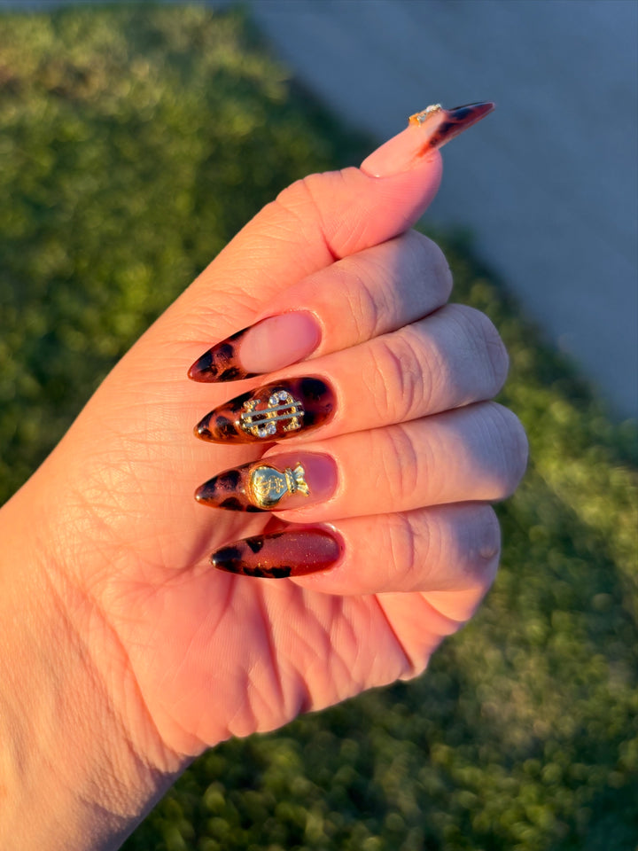 A.G.A FULL COVER NATURAL STILETTO MEDIUM TIPS