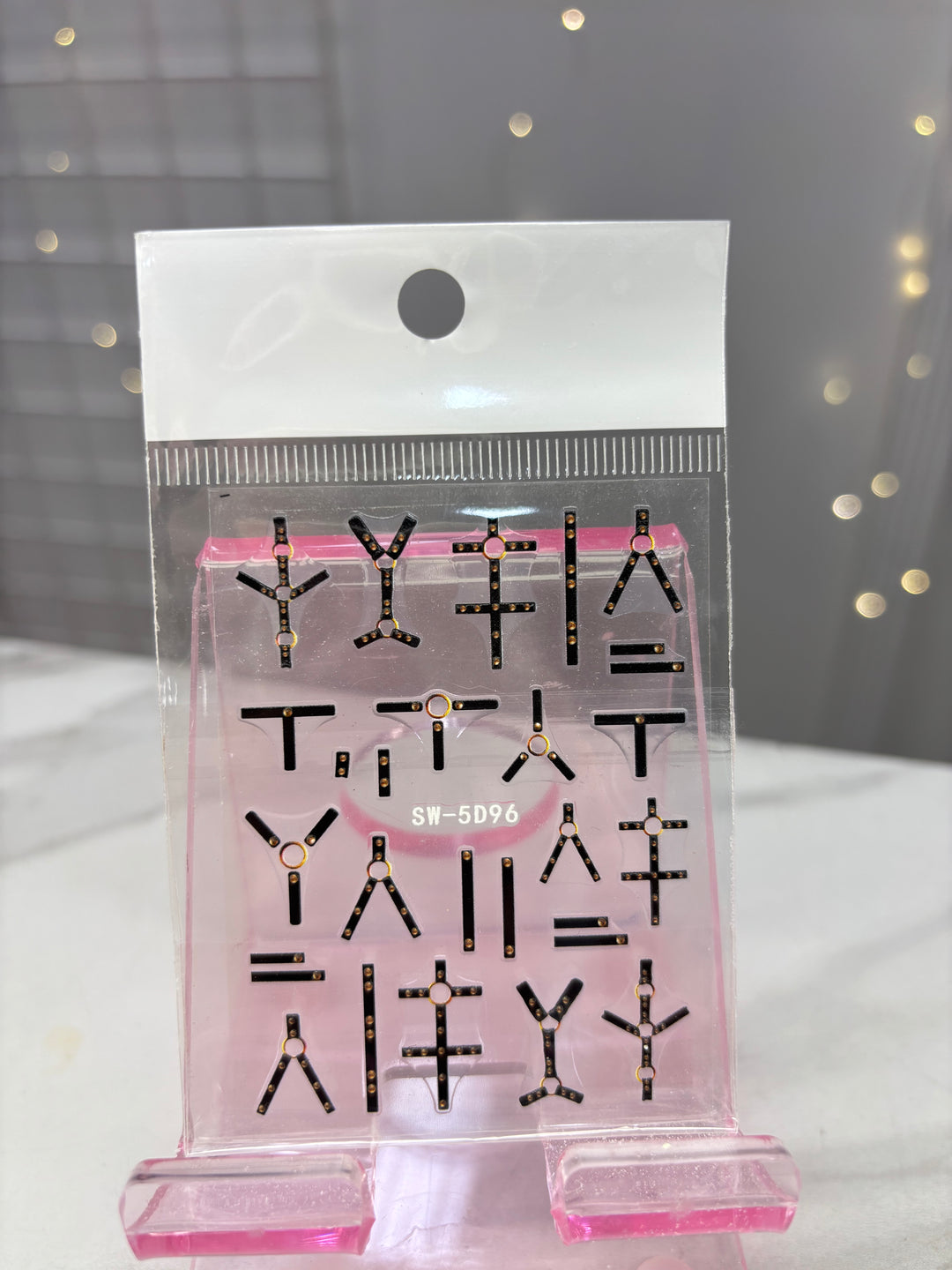 BELT STRAP HALLOWEEN NAIL STICKER