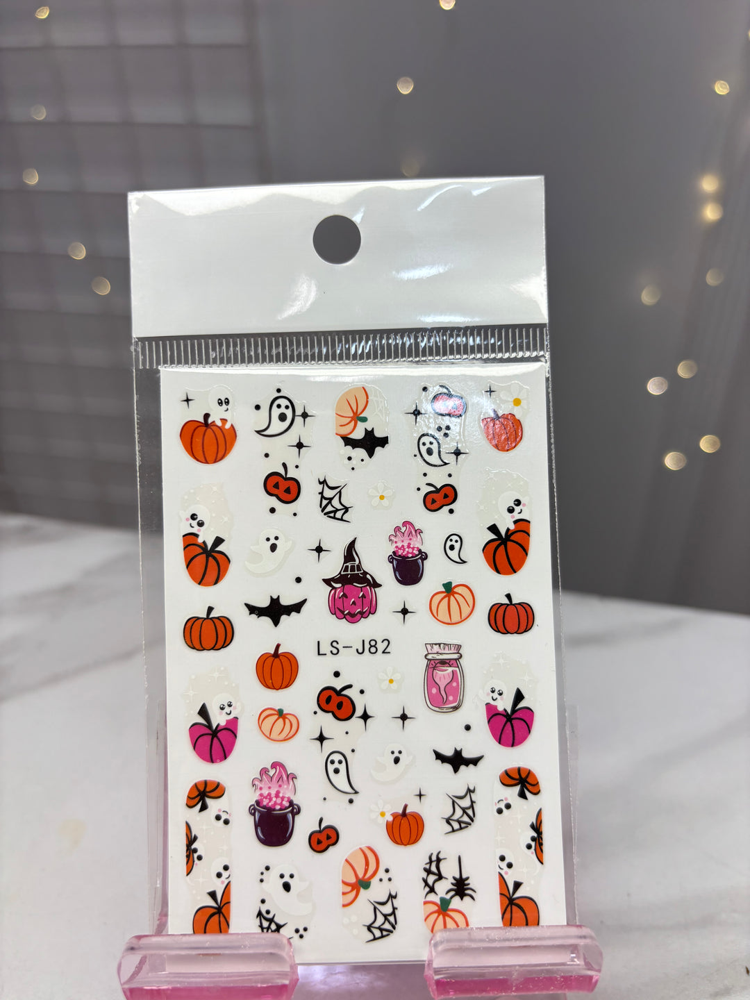 PUMPKIN HALLOWEEN NAIL STICKER