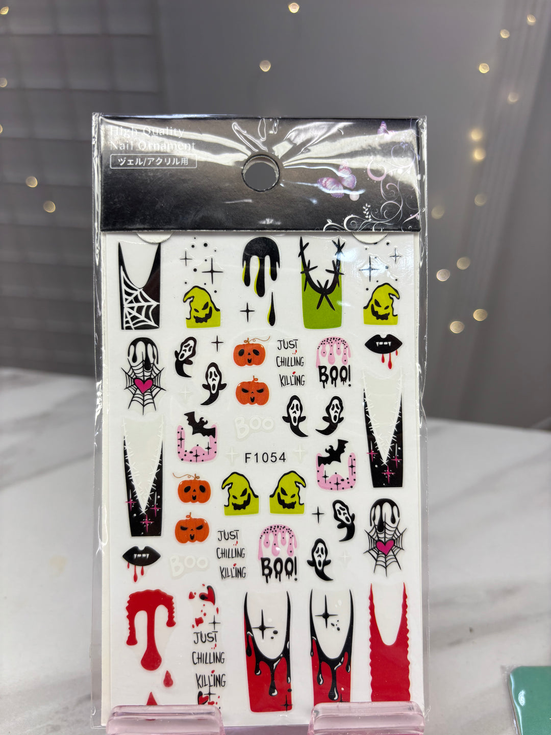 OOGIE HALLOWEEN NAIL STICKER