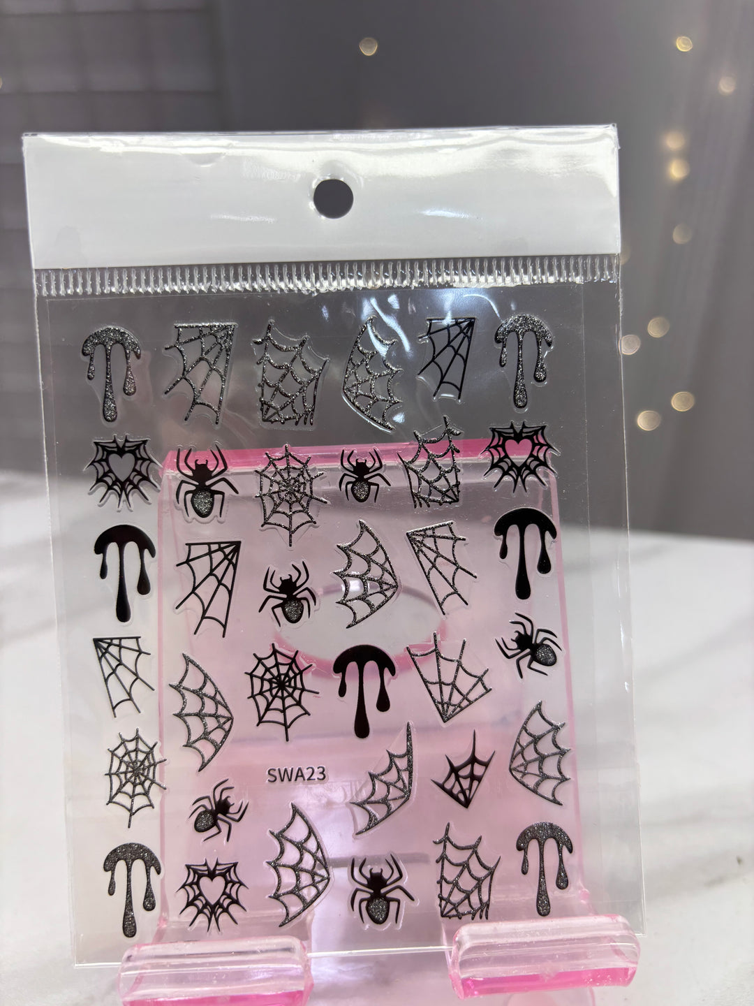 BLACK HALLOWEEN NAIL STICKER