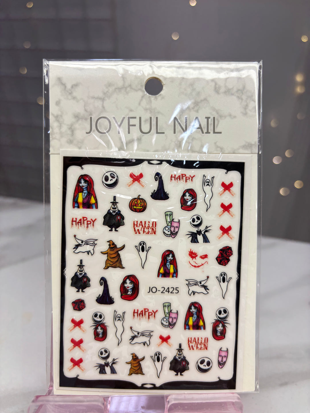 NIGHTMARE BEFORE CHRISTMAS HALLOWEEN NAIL STICKER