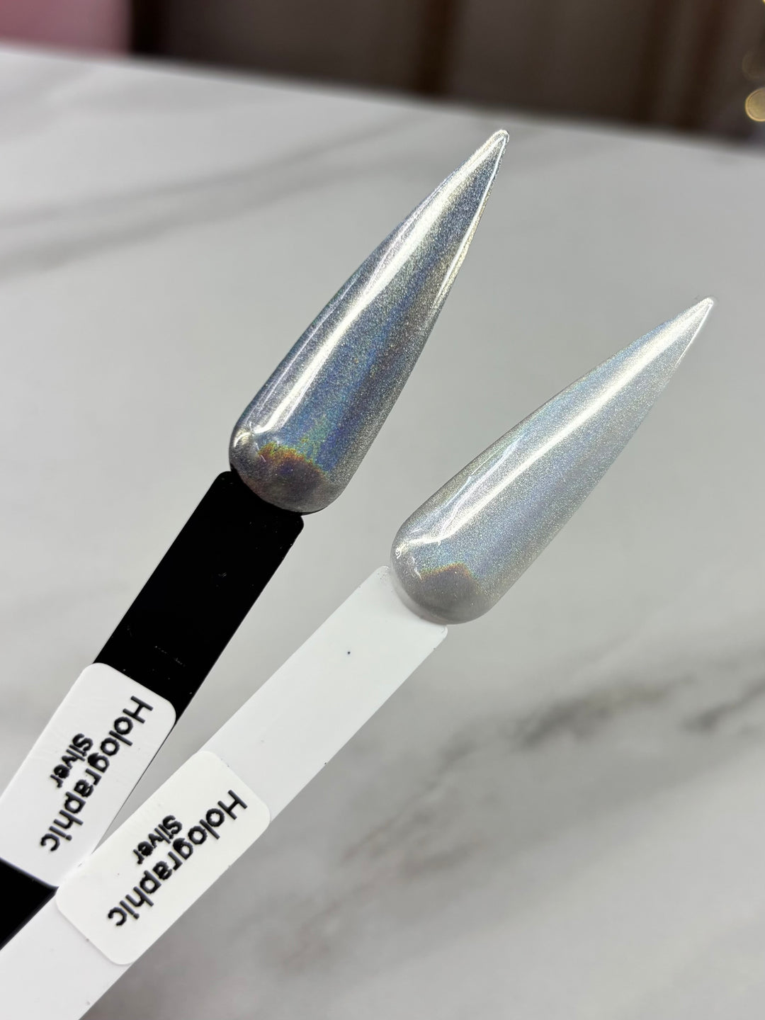 SILVER HOLOGRAPHIC CHROME