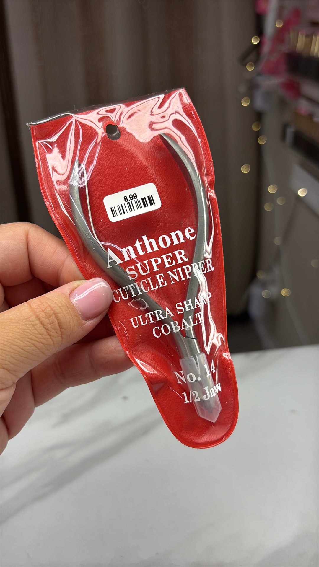 ANTHONE CUTICLE NIPPER ( NO.14 1/2 JAW )
