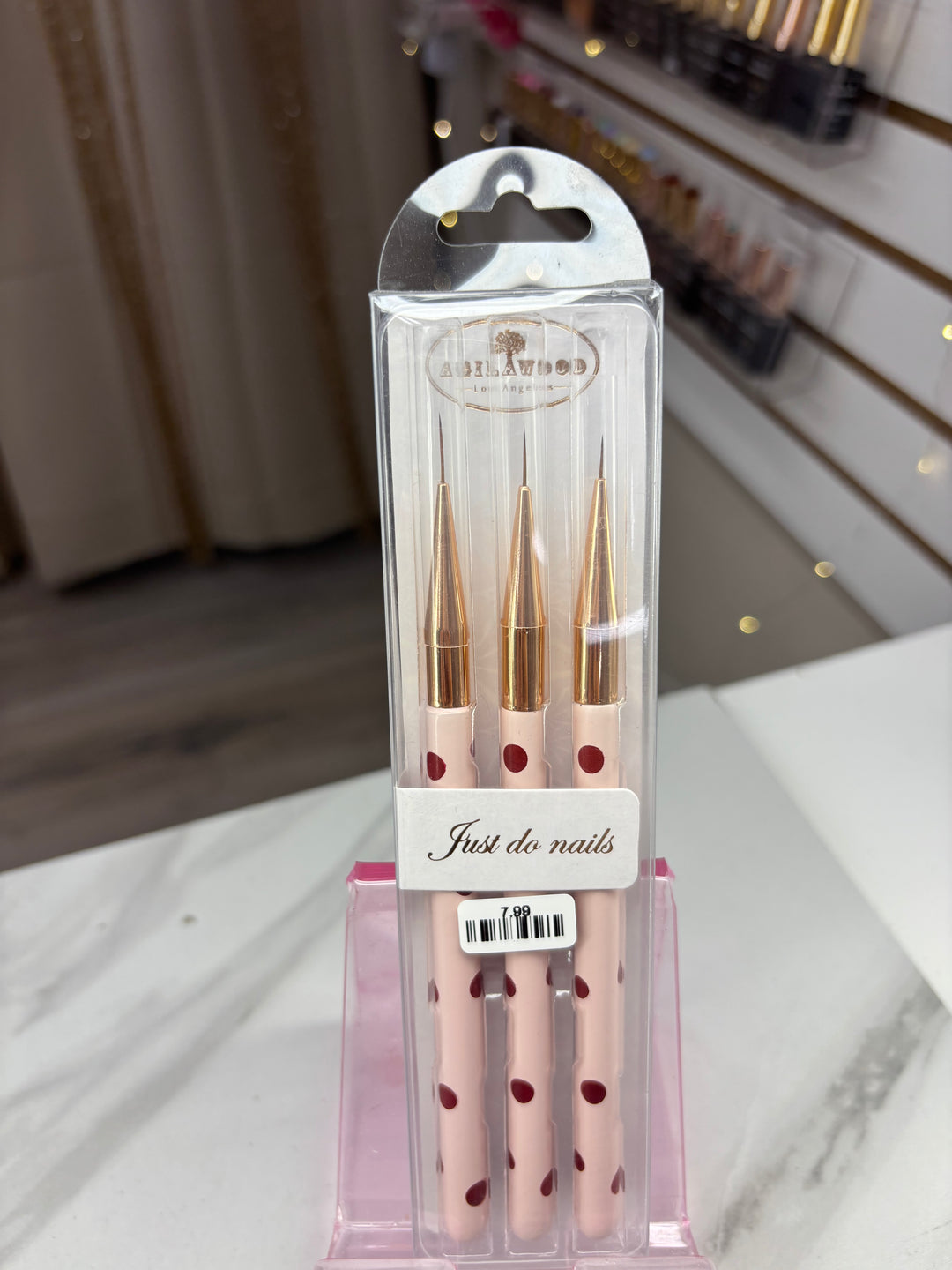 3 PCS POLKADOT ART BRUSH SET