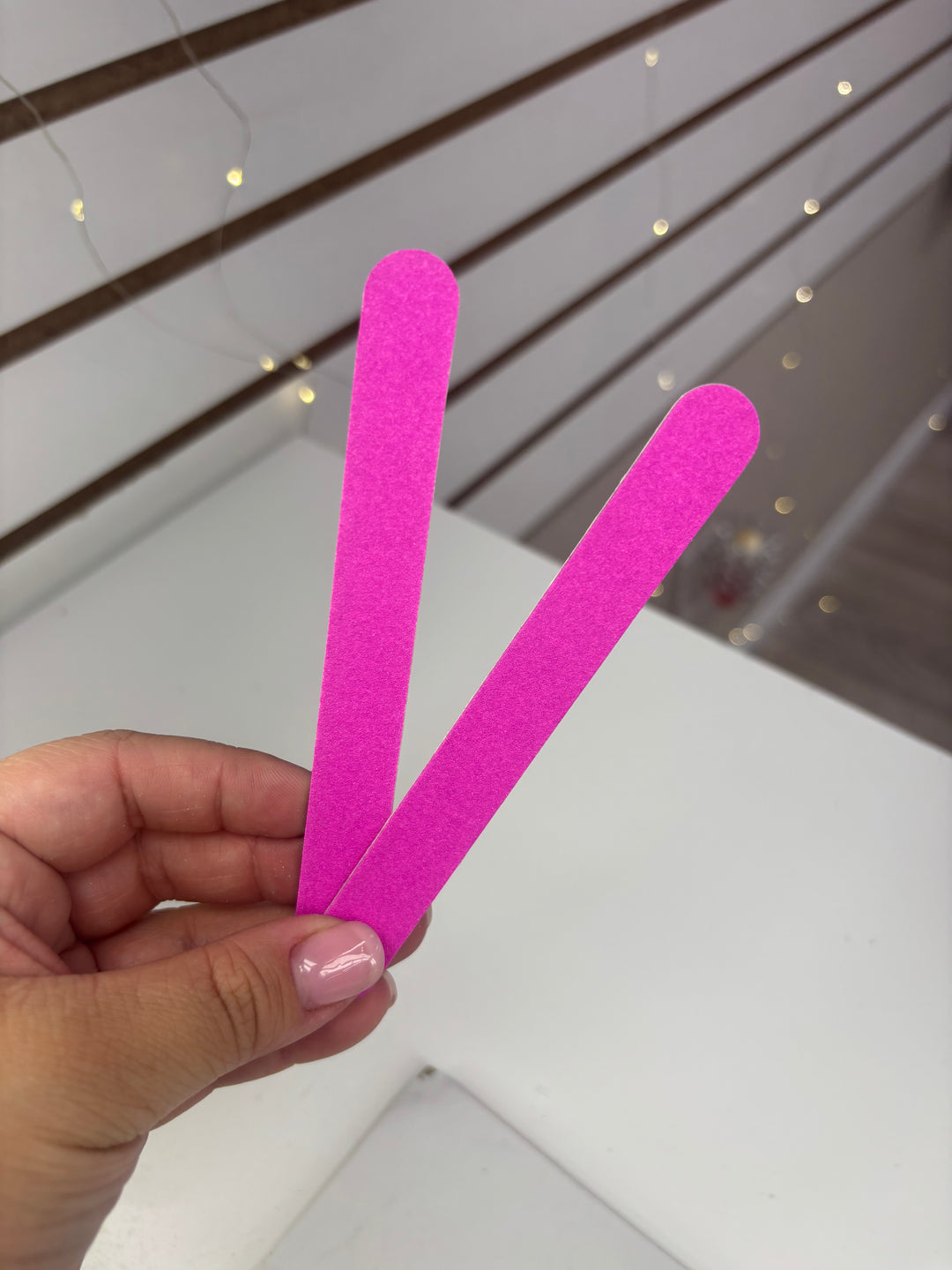 GAZE PLUS 100/100 PINK MINI NAIL FILE