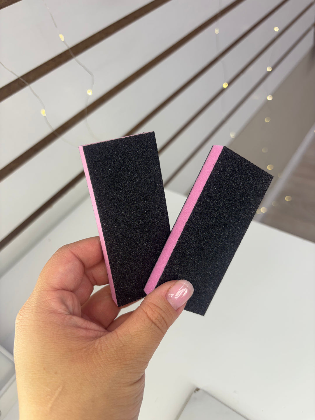 PINK BUFFER FOR NAILS