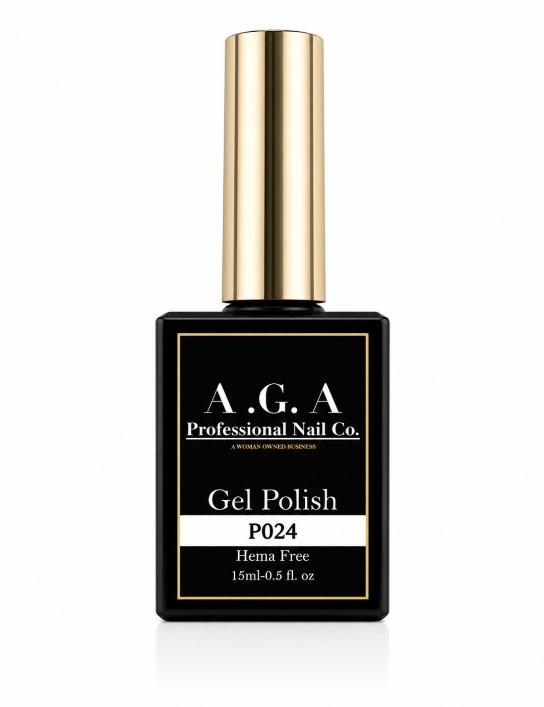 A.G.A HEMA FREE WHITE GEL POLISH #P024